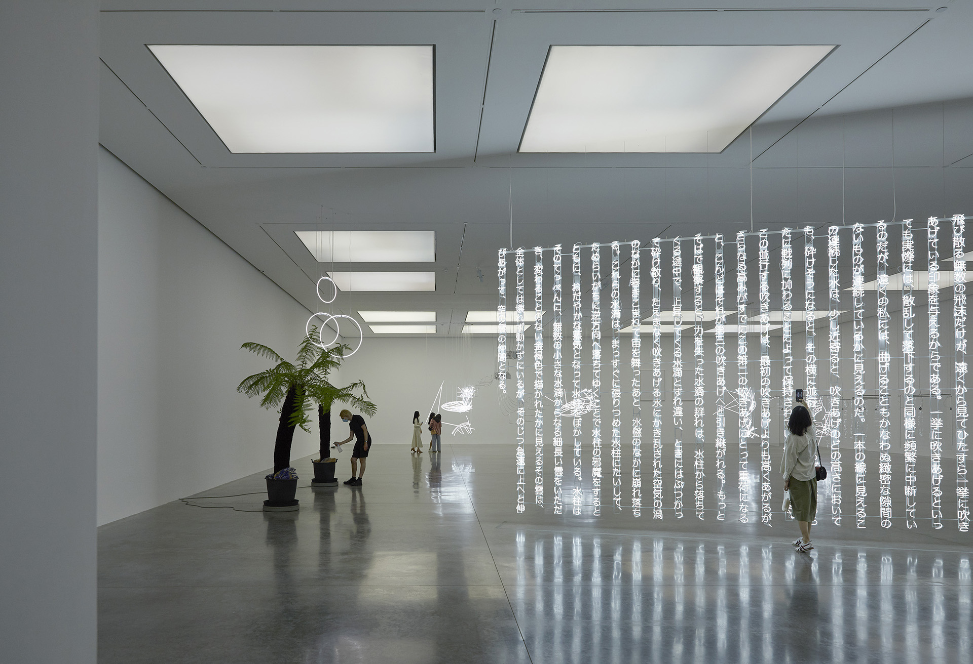 Paul Riddle Photographer &middot Cerith Wyn Evens White Cube Gallery Bermondsey London UK